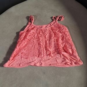 Rue21 Coral Camisole With Lace Detail